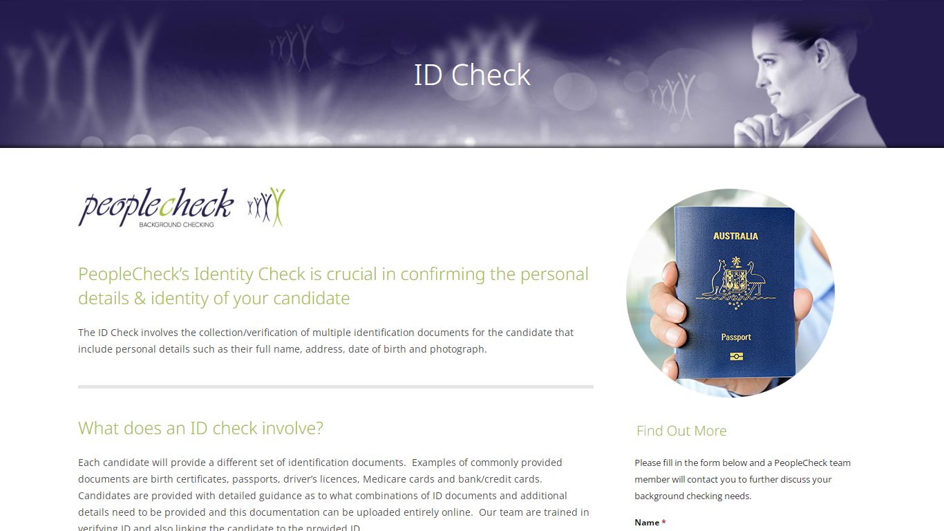 ID Check - PeopleCheck